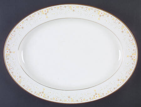 Fragrance 16" Oval Serving Platter by Noritake