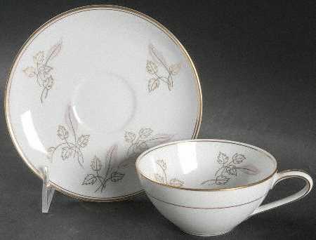 Francine Flat Cup & Saucer Set