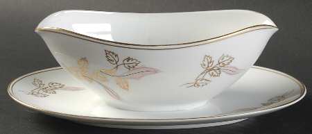 Francine Gravy Boat with Attached Underplate