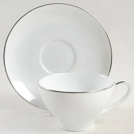 Fremont Flat Cup & Saucer Set by Noritake