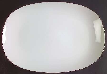 Fremont 15" Oval Serving Platter by Noritake
