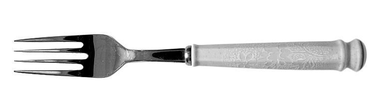 Frost Flower Dinner Fork (7 1/2" or Larger)