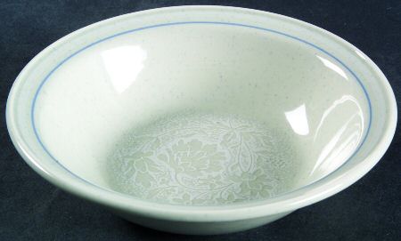 Frost Flower Rim Fruit/Dessert (Sauce) Bowl