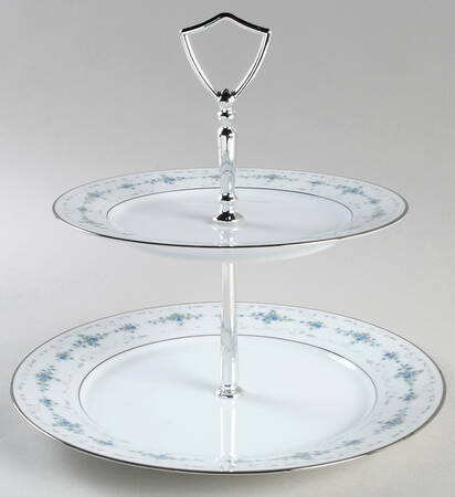 Frolic 2 Tiered Serving Tray (Dinner & Salad Plate)