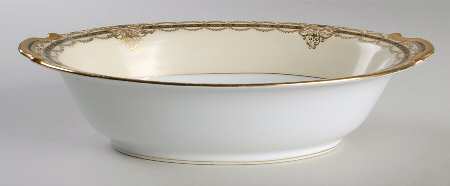 Gacahad Black 10" Oval Vegetable Bowl