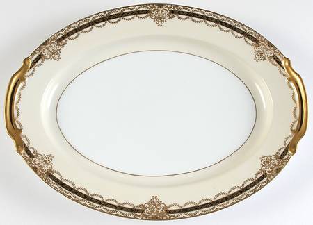 Gacahad Black 13" Oval Serving Platter