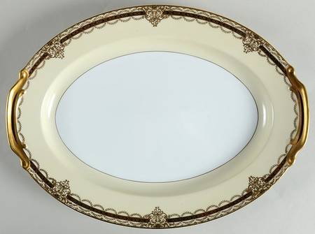 Gacahad Black 16" Oval Serving Platter