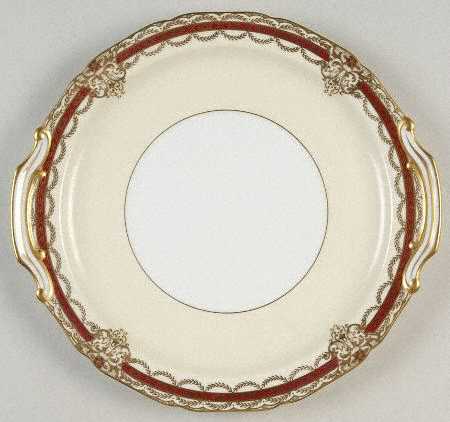 Gacahad Red Handled Cake Plate