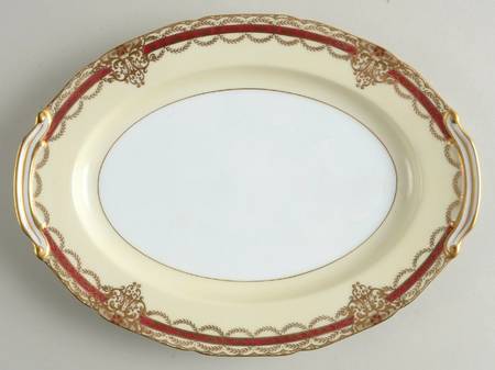 Gacahad Red 11" Oval Serving Platter