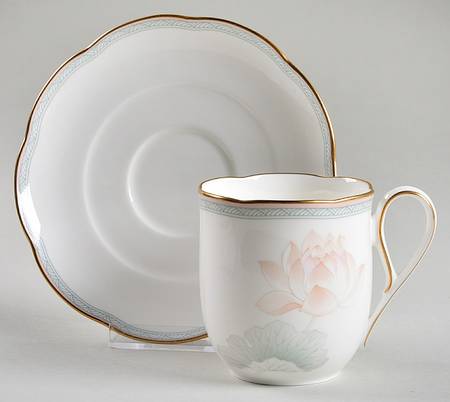 Garden Empress Flat Cup & Saucer Set by Noritake