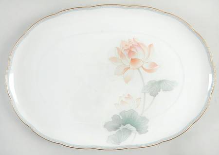 Garden Empress 16" Oval Serving Platter