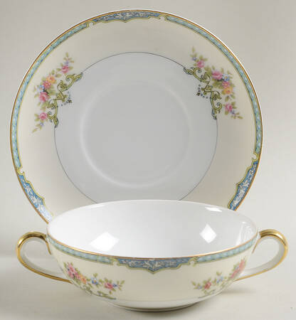 Gainsboro Flat Cream Soup Bowl & Saucer Set