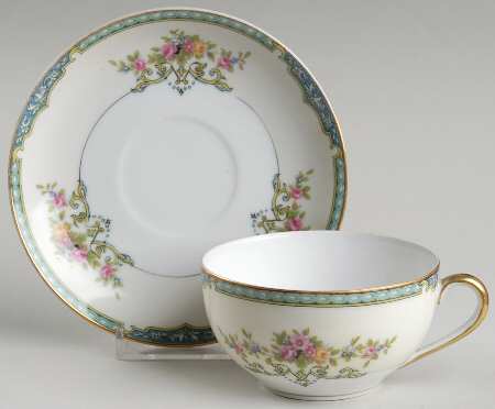 Gainsboro Flat Cup & Saucer Set