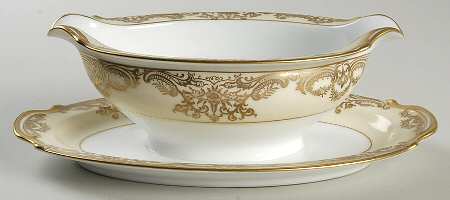 Gainford Gravy Boat with Attached Underplate