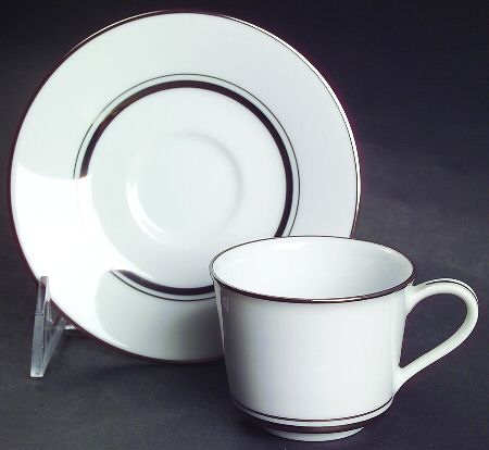 Galaxy Footed Demitasse Cup & Saucer Set