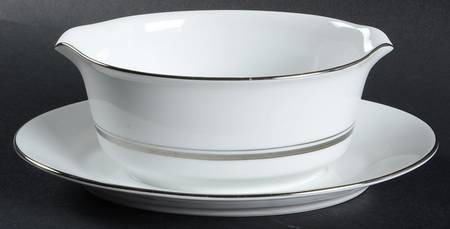 Galaxy Gravy Boat with Attached Underplate