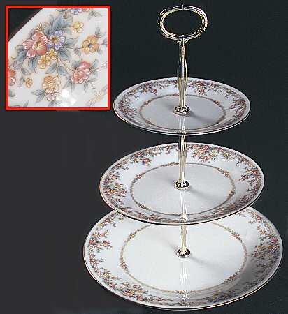 Gallery 13 7/8"-14 1/4" 3-Tiered Serving Tray(DP,SP,BB) HC