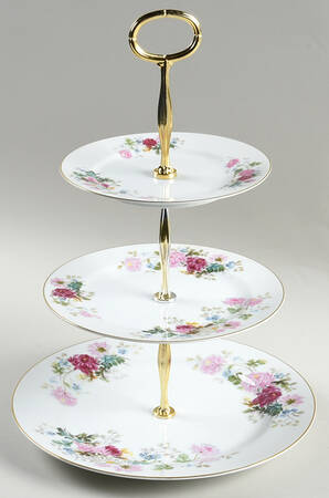 Gardena 13 7/8"-14 1/4" 3-Tiered Serving Tray(DP,SP,BB) HC