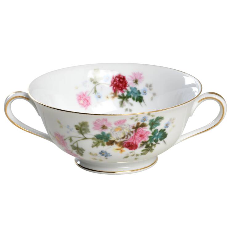 Gardena Footed Cream Soup Bowl