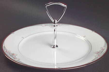 Garbo Round Serving Plate with Handle (DP)