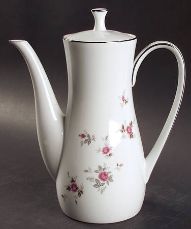 Garnet Rose Coffee Pot & Lid
