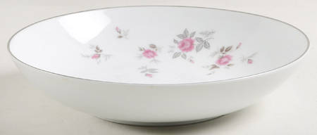 Garnet Rose Coupe Soup Bowl