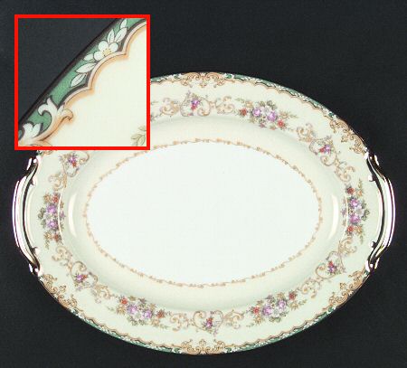 Gavotte 11" Oval Serving Platter