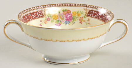 Gellee Footed Cream Soup Bowl