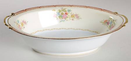 Georgette 10" Oval Vegetable Bowl
