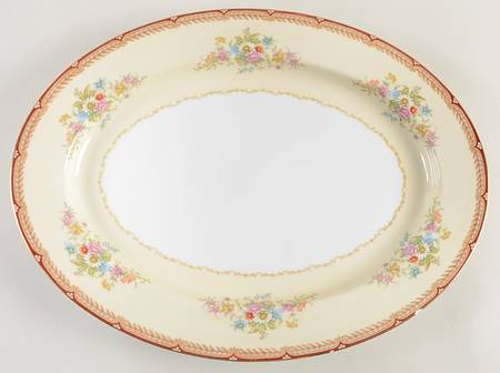 Georgette 13" Oval Serving Platter