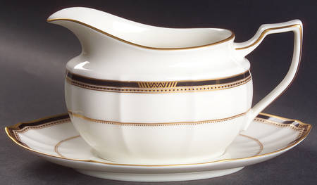 Gilded Age Gravy Boat & Underplate