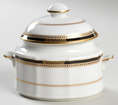 Gilded Age Sugar Bowl & Lid by Noritake