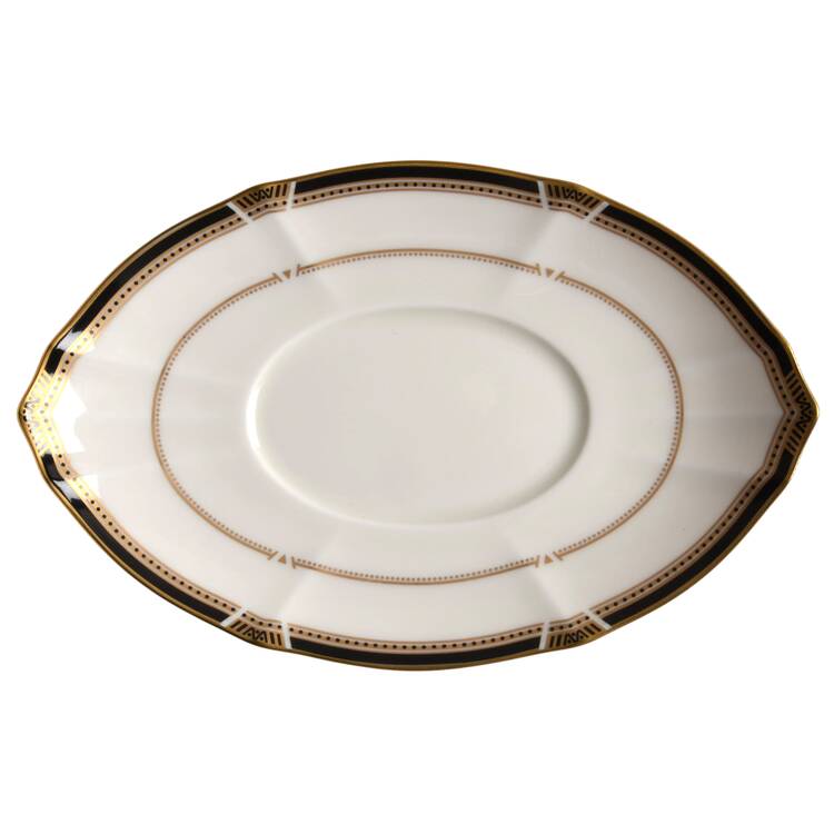 Gilded Age Underplate for Gravy Boat by Noritake
