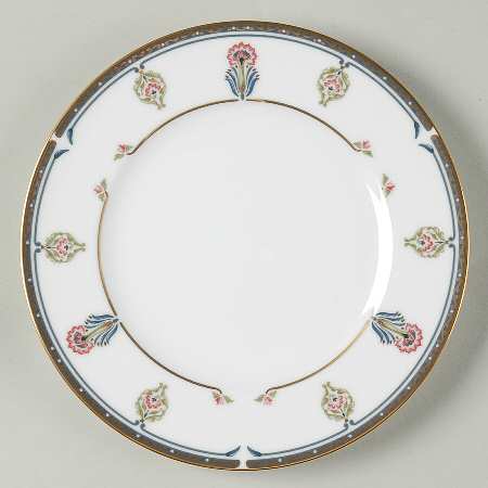 Gilded Blossoms Bread & Butter Plate