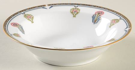 Gilded Blossoms Rim Fruit/Dessert (Sauce) Bowl