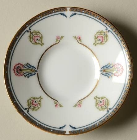 Gilded Blossoms Saucer for Demitasse Cup