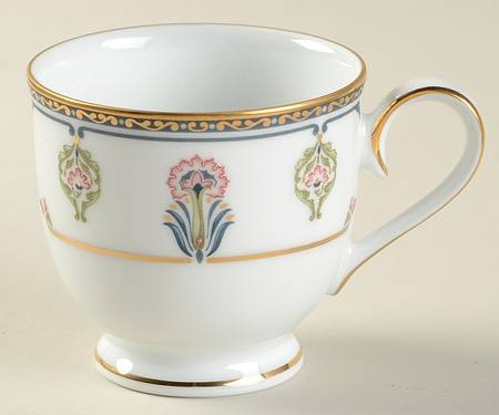 Gilded Blossoms Footed Demitasse Cup