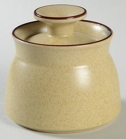 Gingerbread Sugar Bowl & Lid
