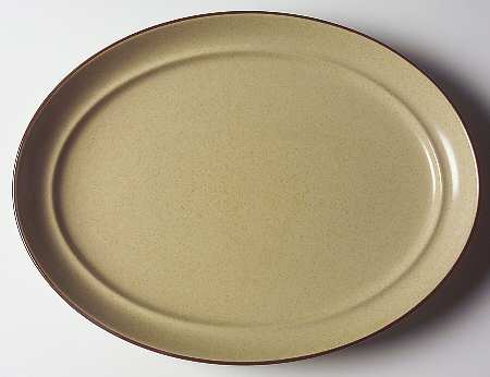 Gingerbread 14" Oval Serving Platter