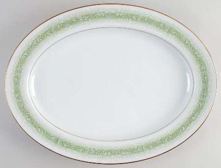 Glacier 16" Oval Serving Platter