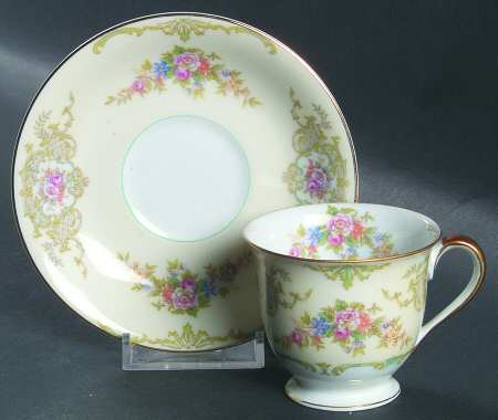 Glendola Footed Demitasse Cup & Saucer Set
