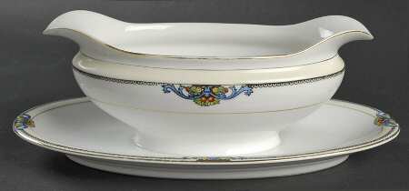 Glenora Gravy Boat with Attached Underplate