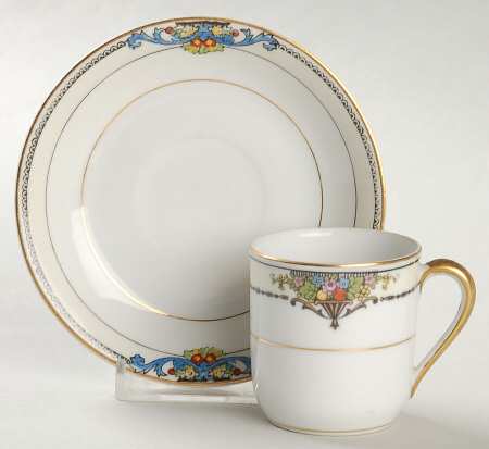 Glenora Flat Demitasse Cup & Saucer Set