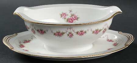 Glenrose Gravy Boat with Attached Underplate