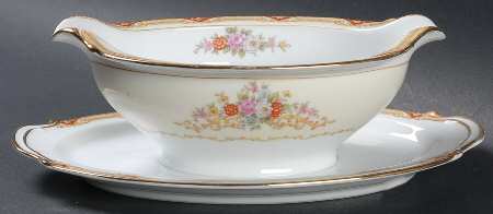 Glenwood (6500) Gravy Boat with Attached Underplate