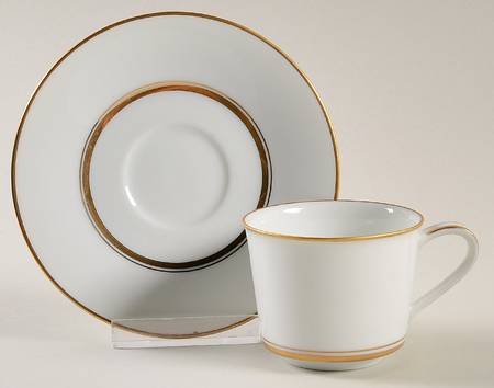 Gloria (6526) Flat Demitasse Cup & Saucer Set