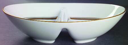 Gloria (6526) 10" Oval Divided Vegetable Bowl