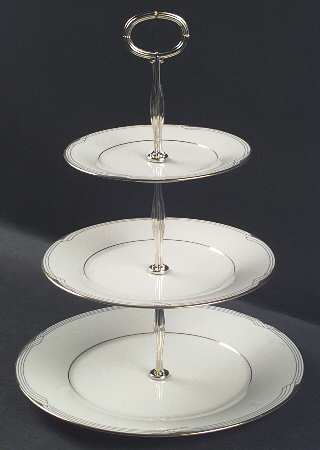 Golden Cove 13 7/8"-14 1/4" 3-Tiered Serving Tray(DP,SP,BB) HC