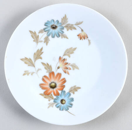 Gold Fleur Salad Plate