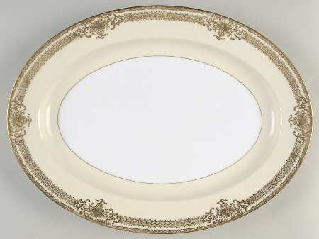 Gold Grande 16" Oval Serving Platter
